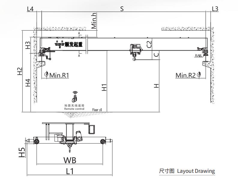 10噸歐式單梁起重機(jī)